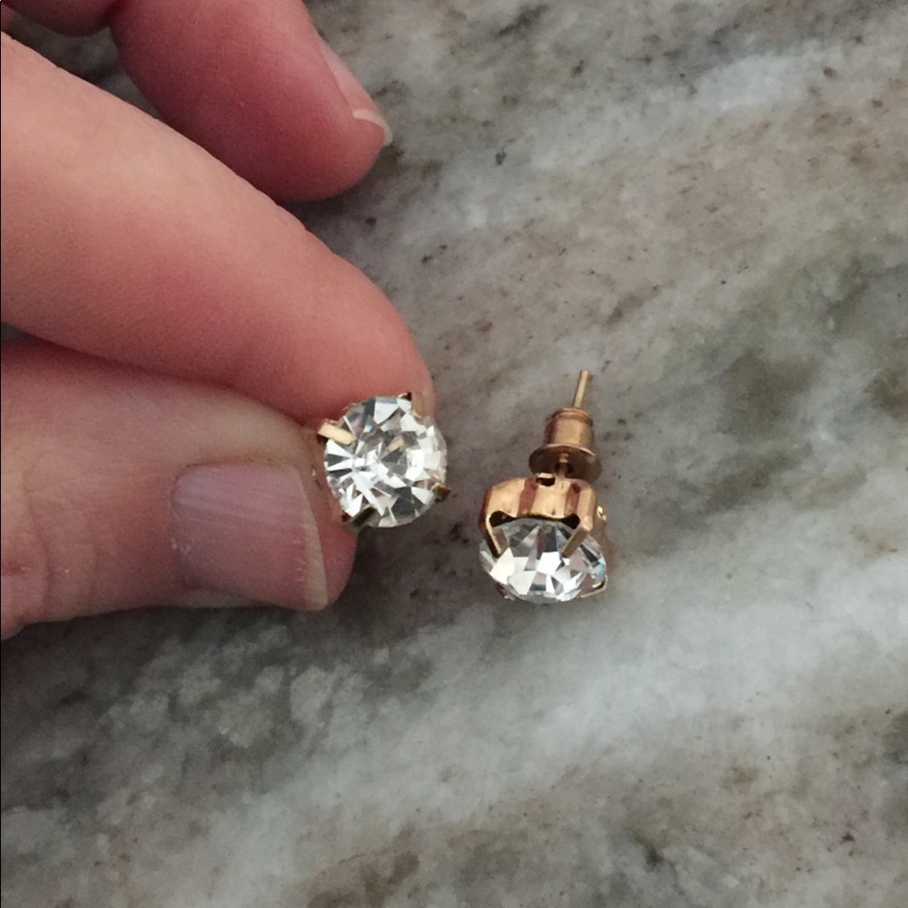 ❤️EXTRA 50% off! LOFT Stud Gold Earrings - Picture 4 of 4